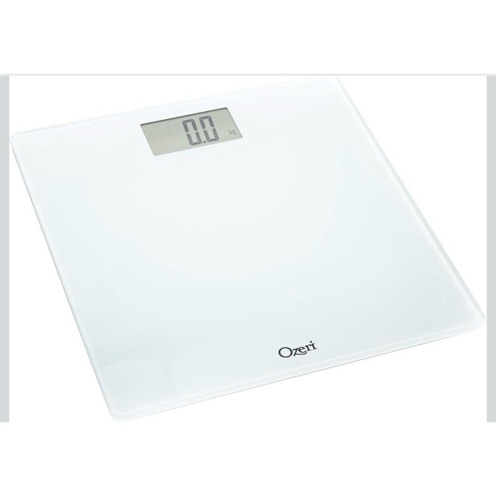 Ozeri Precision Body Weight Scale (440 lbs Bath Scale) in Tempered Glass NEW BOX